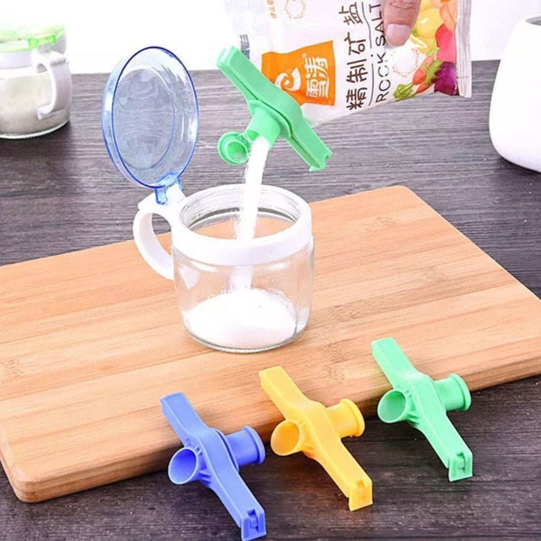 Sealing Bag Clips, Portable Package Food Storage Resealer, Dispense Nozzle Clip, Food Bag Sealer, Fresh Sealer Clamp Tools Sealing Bag Clips, Portable Package Food Storage Resealer, Dispense Nozzle Clip, Food Bag Sealer, Fresh Sealer Clamp Tools